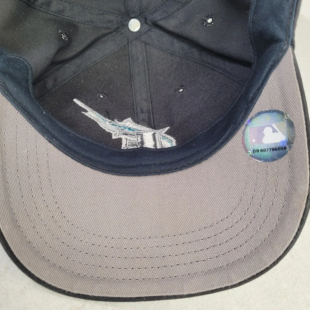 Vintage Florida Marlins Youth Twins Enterprise Black‎ Snapback Hat Cap